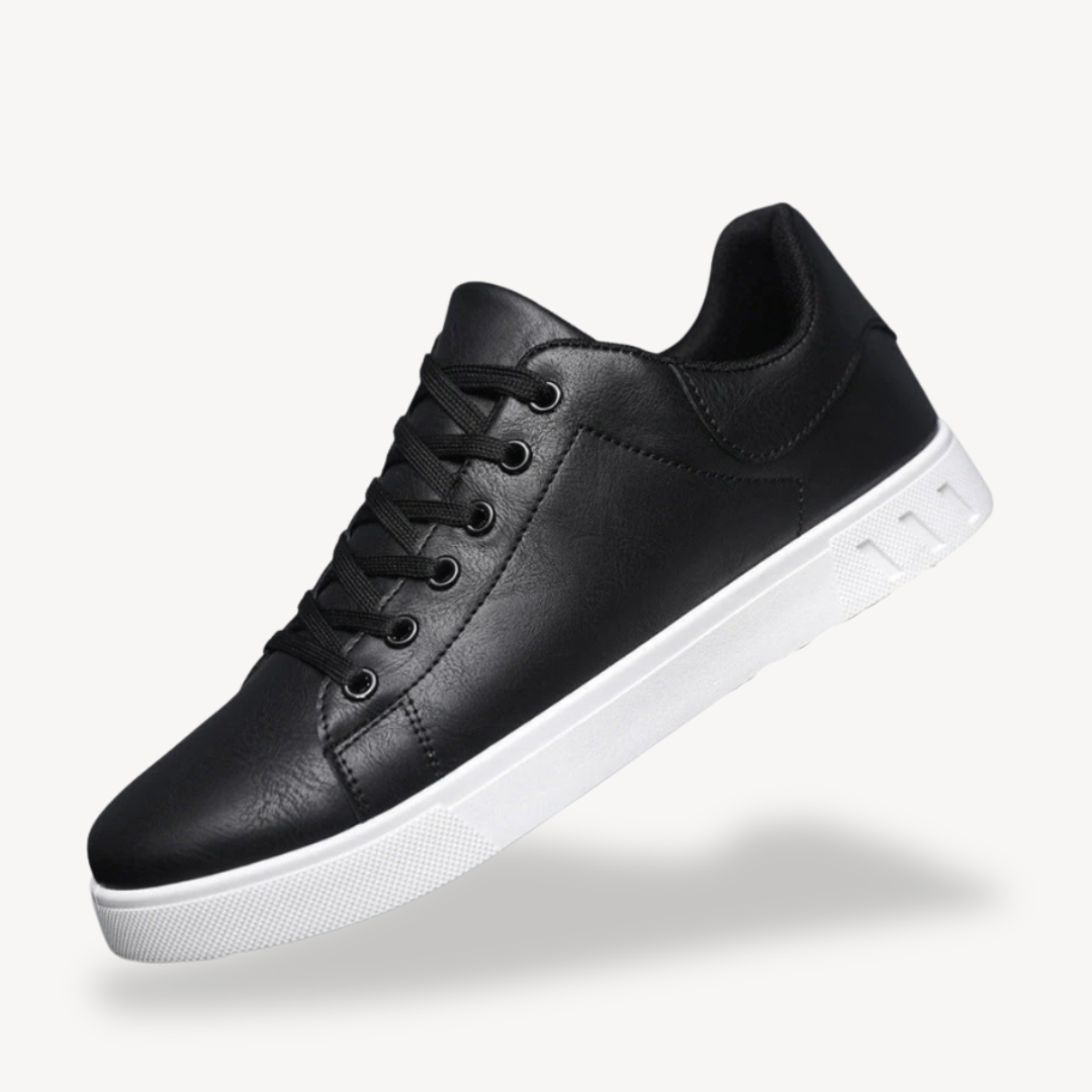 BerlinGlamour | Orthopedische leren casual sneakers voor heren 0