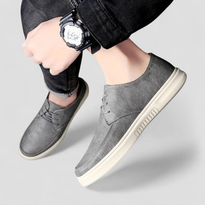 BerlinGlamour | Orthopedische leren veterschoenen voor heren in zakelijke stijl 3