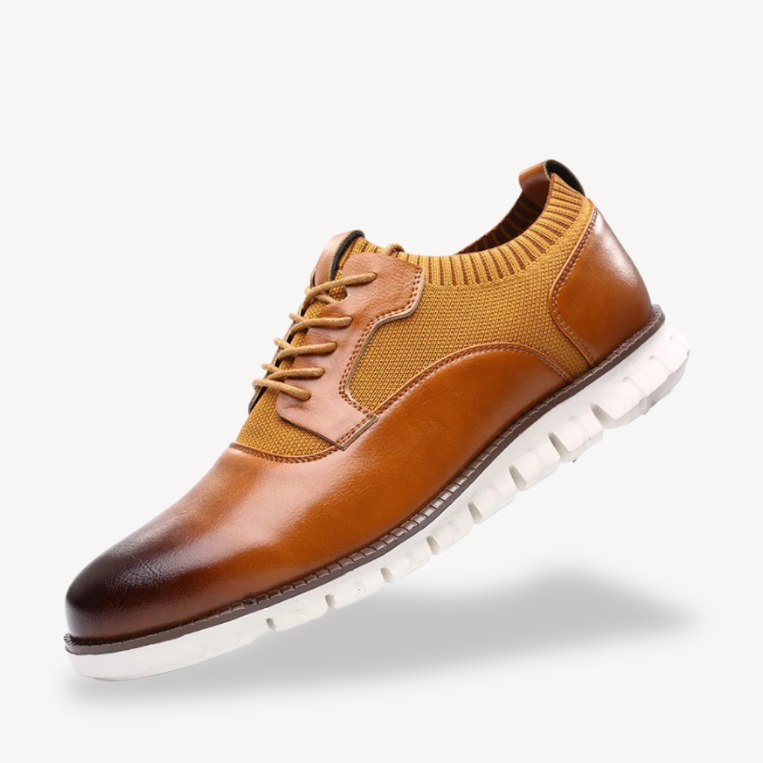 BerlinGlamour | Orthopedische leren wandelschoenen voor heren 0