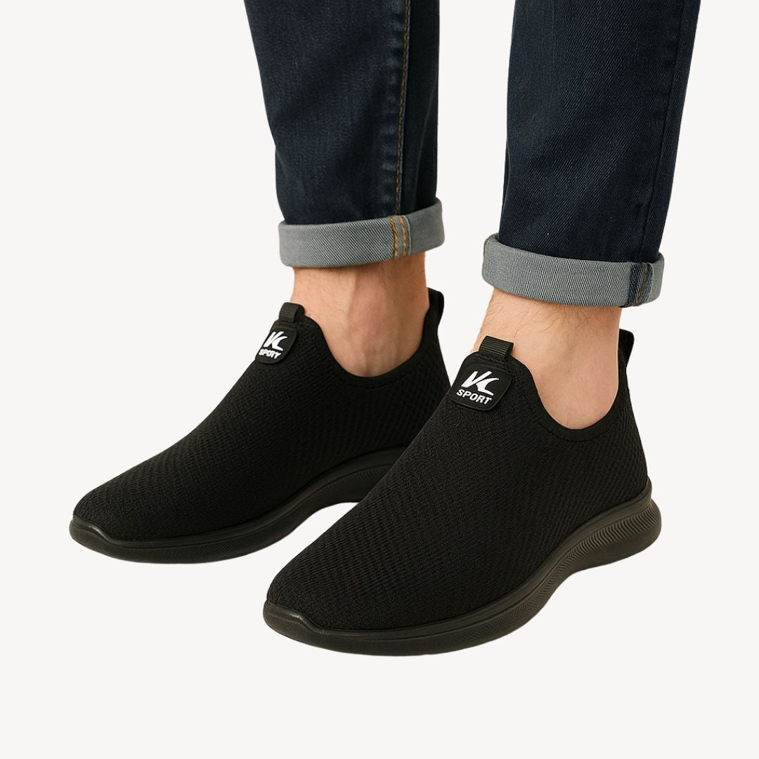 BerlinGlamour | Orthopedische mesh instapsneakers voor heren 1