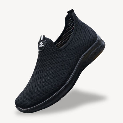 BerlinGlamour | Orthopedische mesh instapsneakers voor heren 3