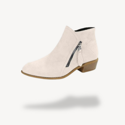 BerlinGlamour | Orthopedische suède enkellaarsjes voor dames 3