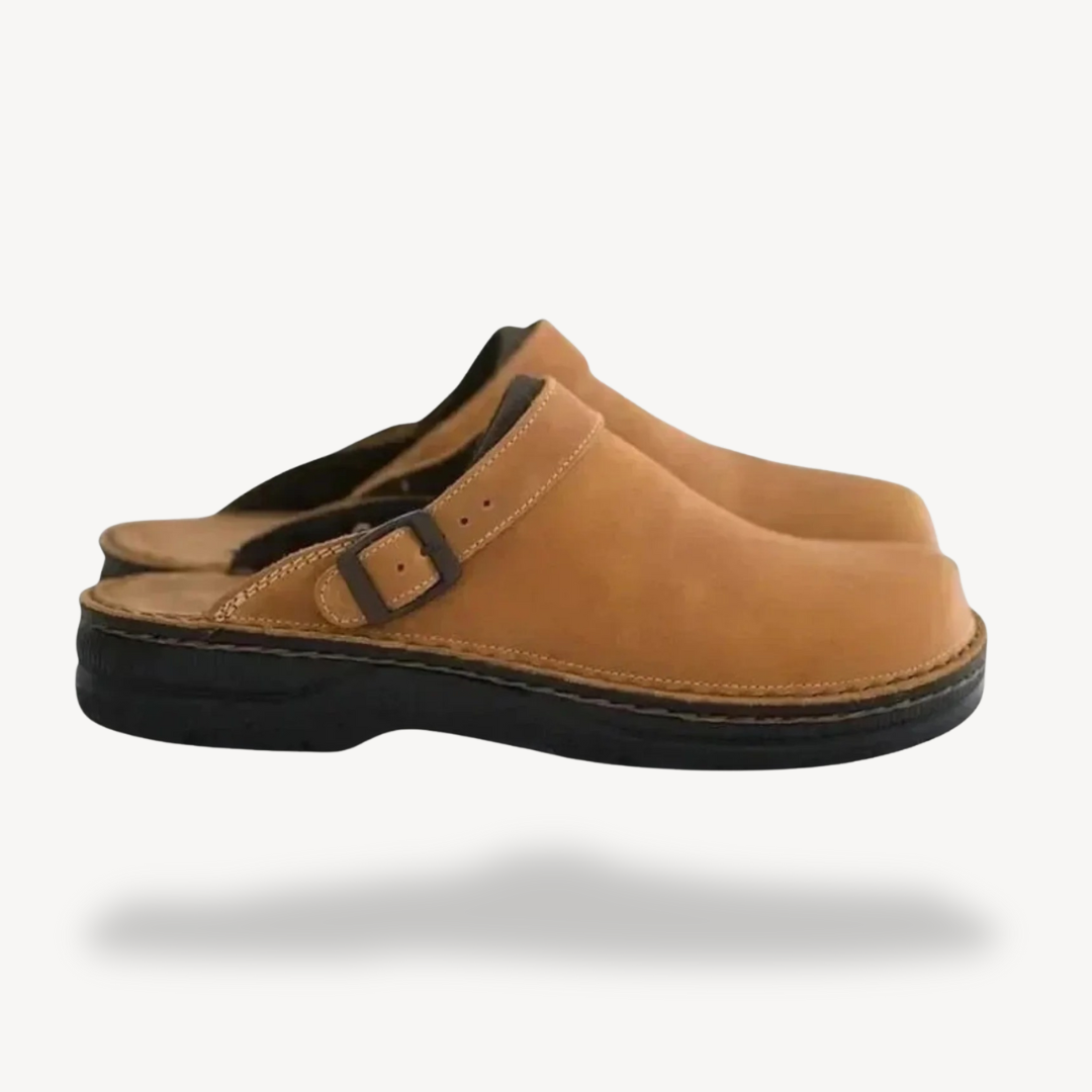 BerlinGlamour | Orthopedische suède klompen voor heren 0