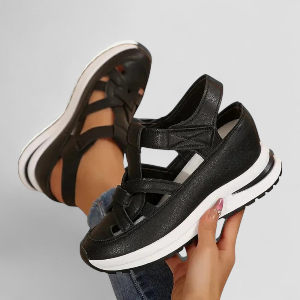 BerlinGlamour | Orthopedische wandelsandalen met sportzool voor comfort 4