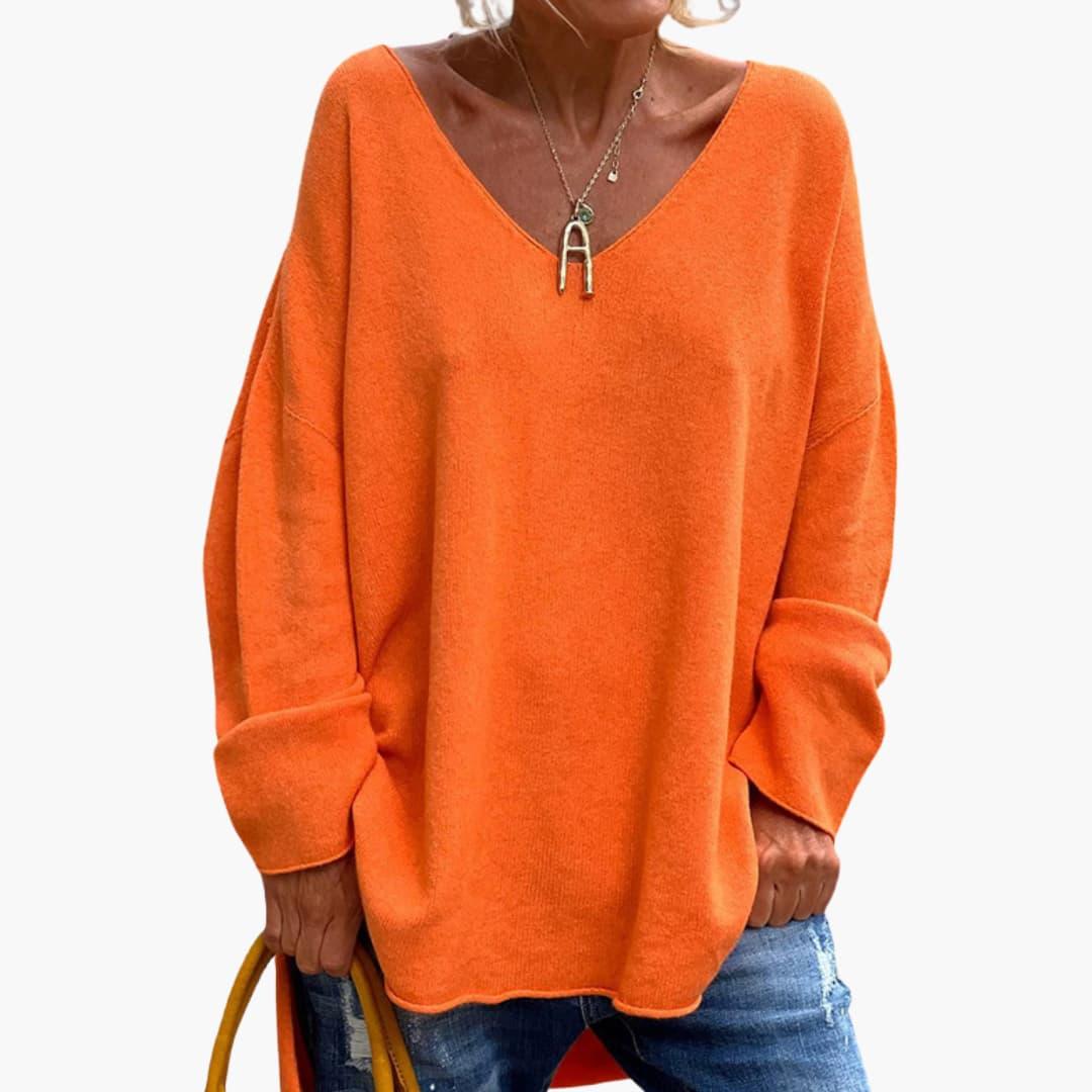 BerlinGlamour | Oversized shirt met lange mouwen voor dames 1