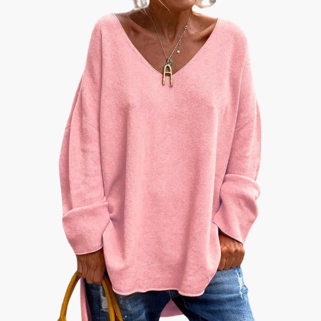 BerlinGlamour | Oversized shirt met lange mouwen voor dames 4