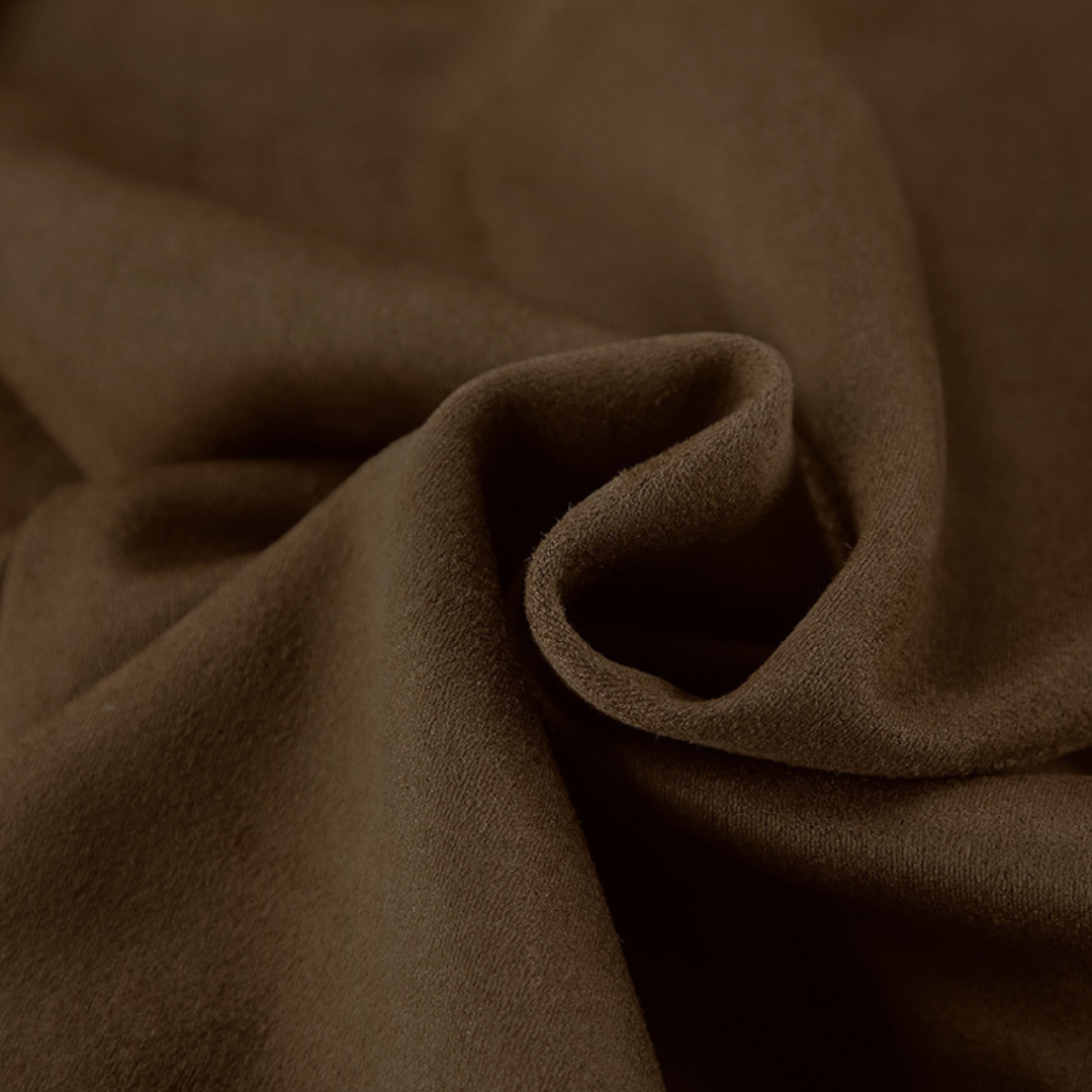 BerlinGlamour | Oversized suède blazerjack voor dames 3