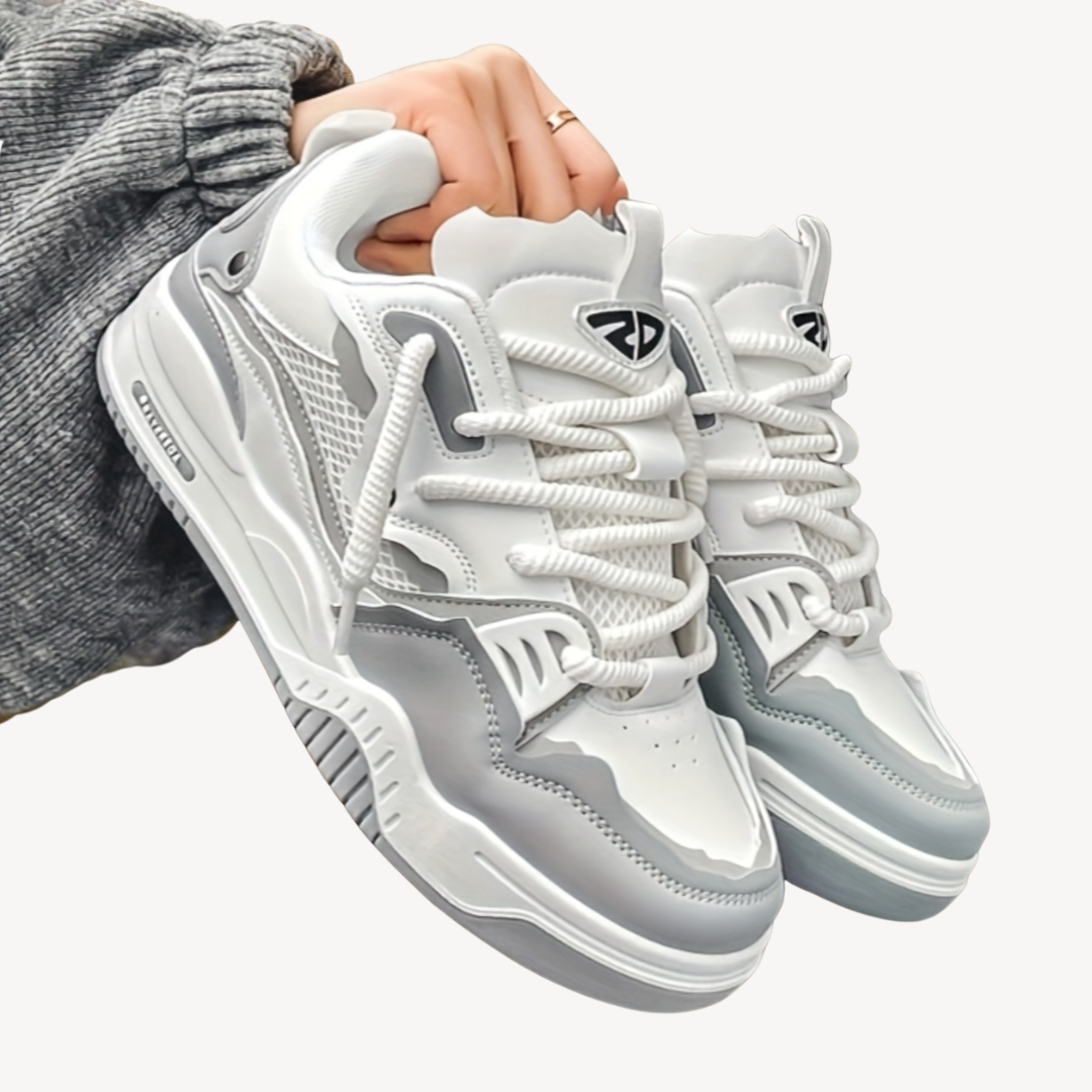 BerlinGlamour | Patchwork mesh sneakers voor dames 3