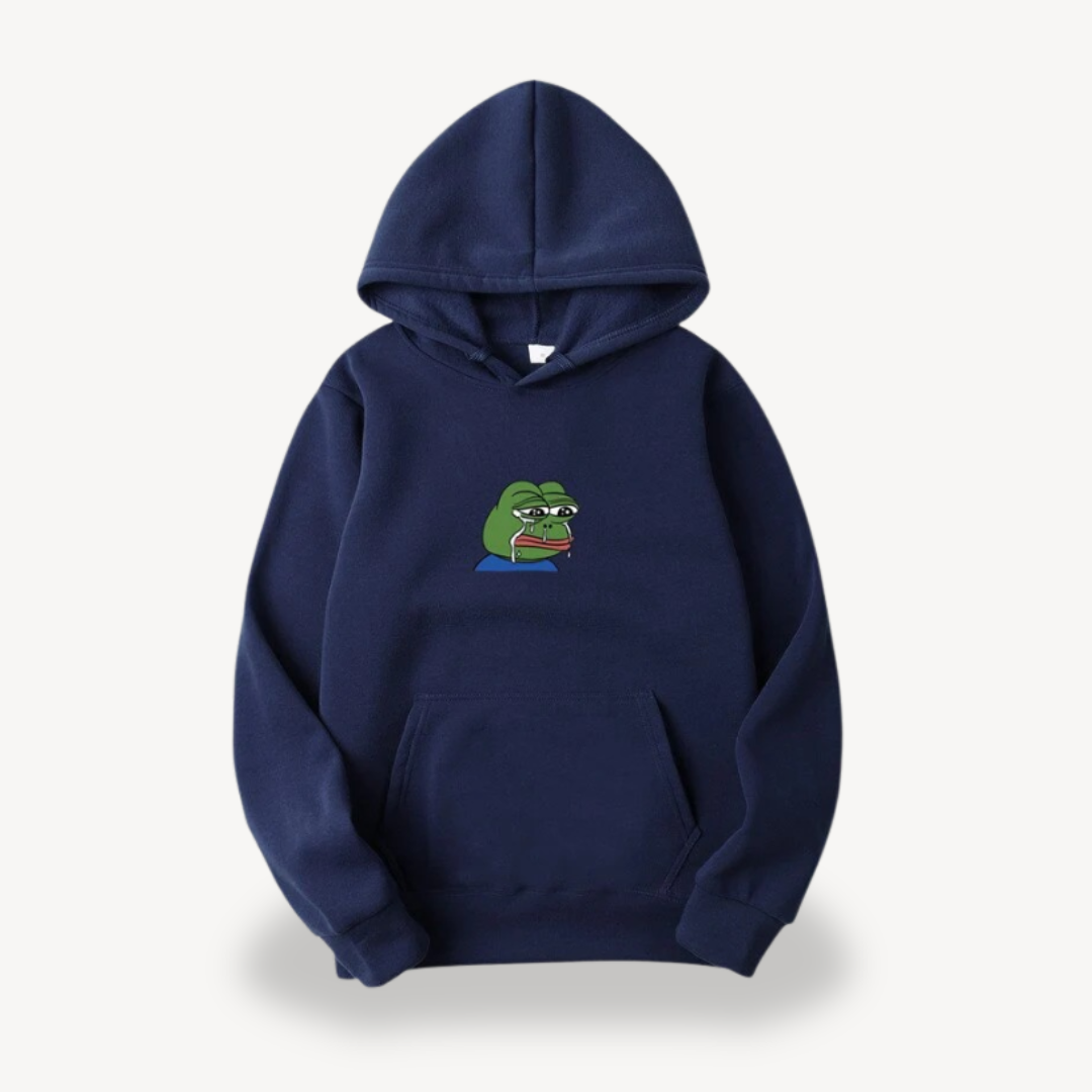 BerlinGlamour | Pepe Frog Graphic Hoodie voor heren 2