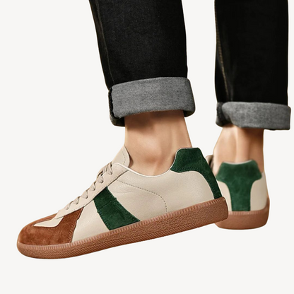 BerlinGlamour | Retro luxe leren sneakers voor heren 5