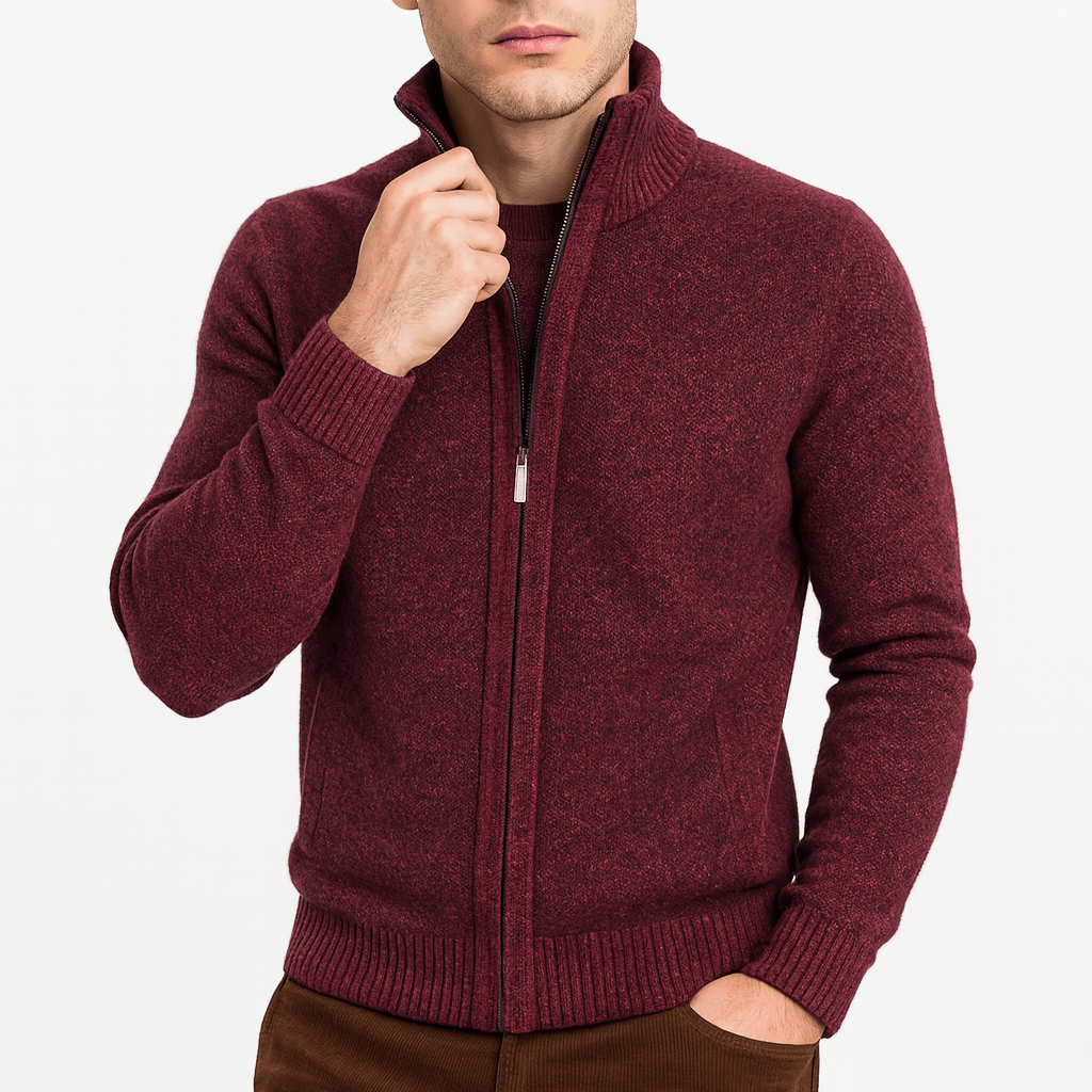 BerlinGlamour | Slanke wollen cardigan 1