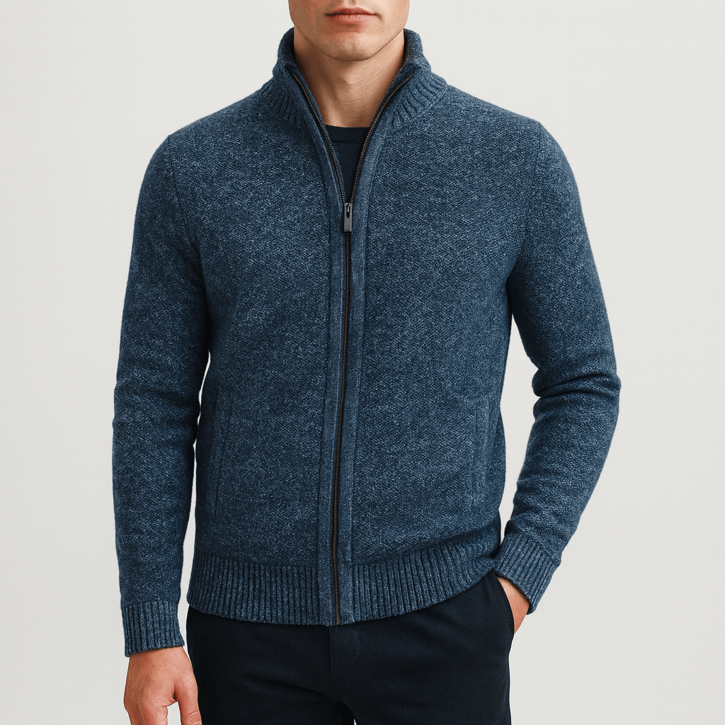 BerlinGlamour | Slanke wollen cardigan 2