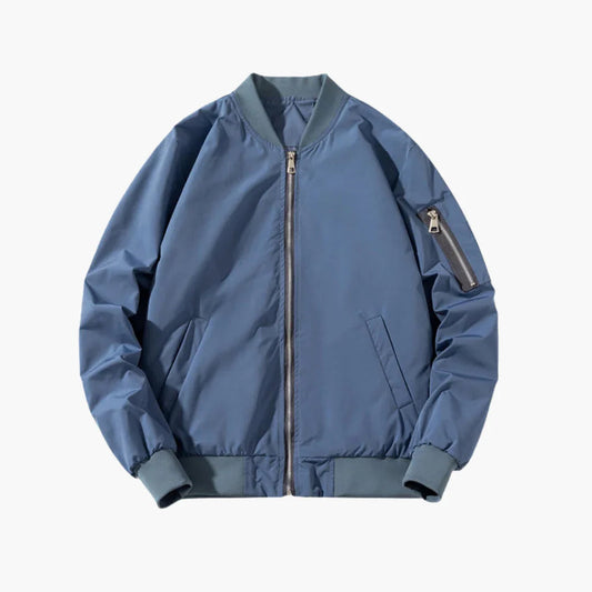 BerlinGlamour | Slim-fit bomberjack met rits voor heren 0