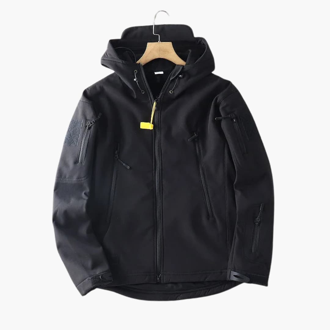 BerlinGlamour | Softshelljack voor heren met ritszakken 2