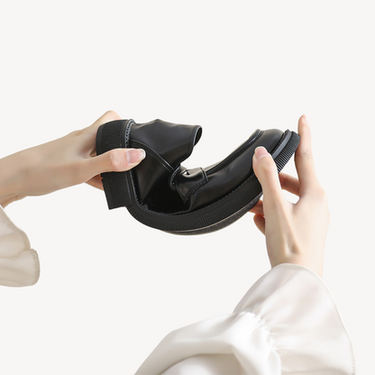 BerlinGlamour | Stevige loafers van imitatieleer voor dames 3