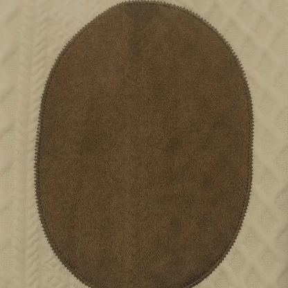 BerlinGlamour | Stijlvolle herentrui met rits en leren elleboogstukken 7