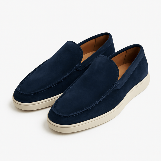 BerlinGlamour | Suède loafers met een profiel 0