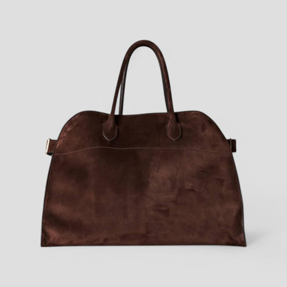 BerlinGlamour | Suède shopper met grote capaciteit voor dames 0