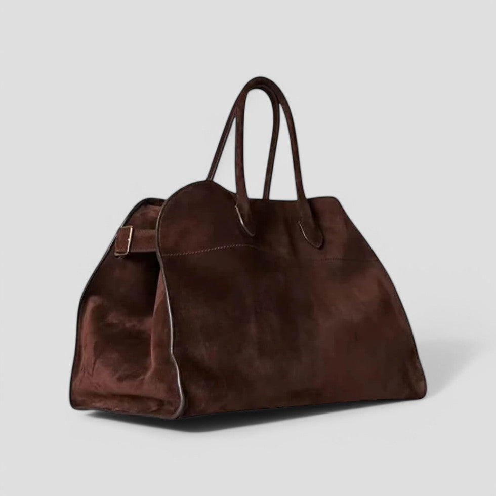 BerlinGlamour | Suède shopper met grote capaciteit voor dames 1