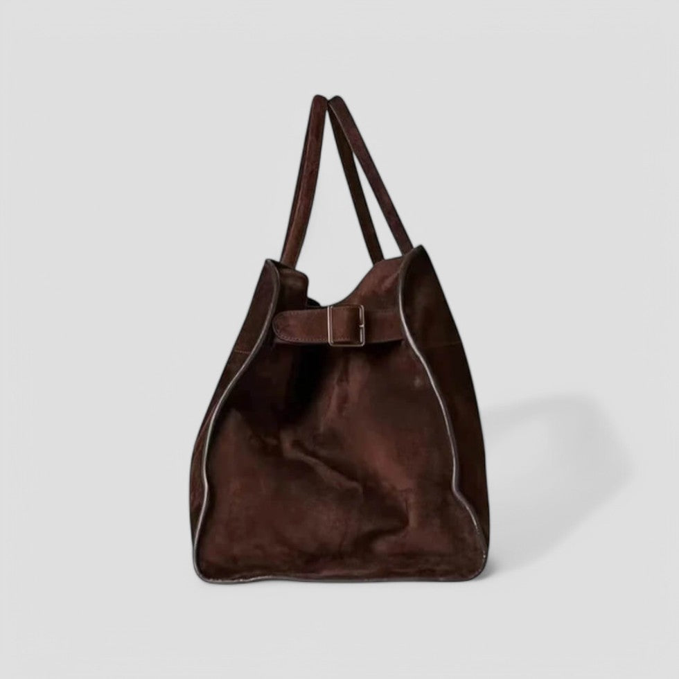 BerlinGlamour | Suède shopper met grote capaciteit voor dames 2