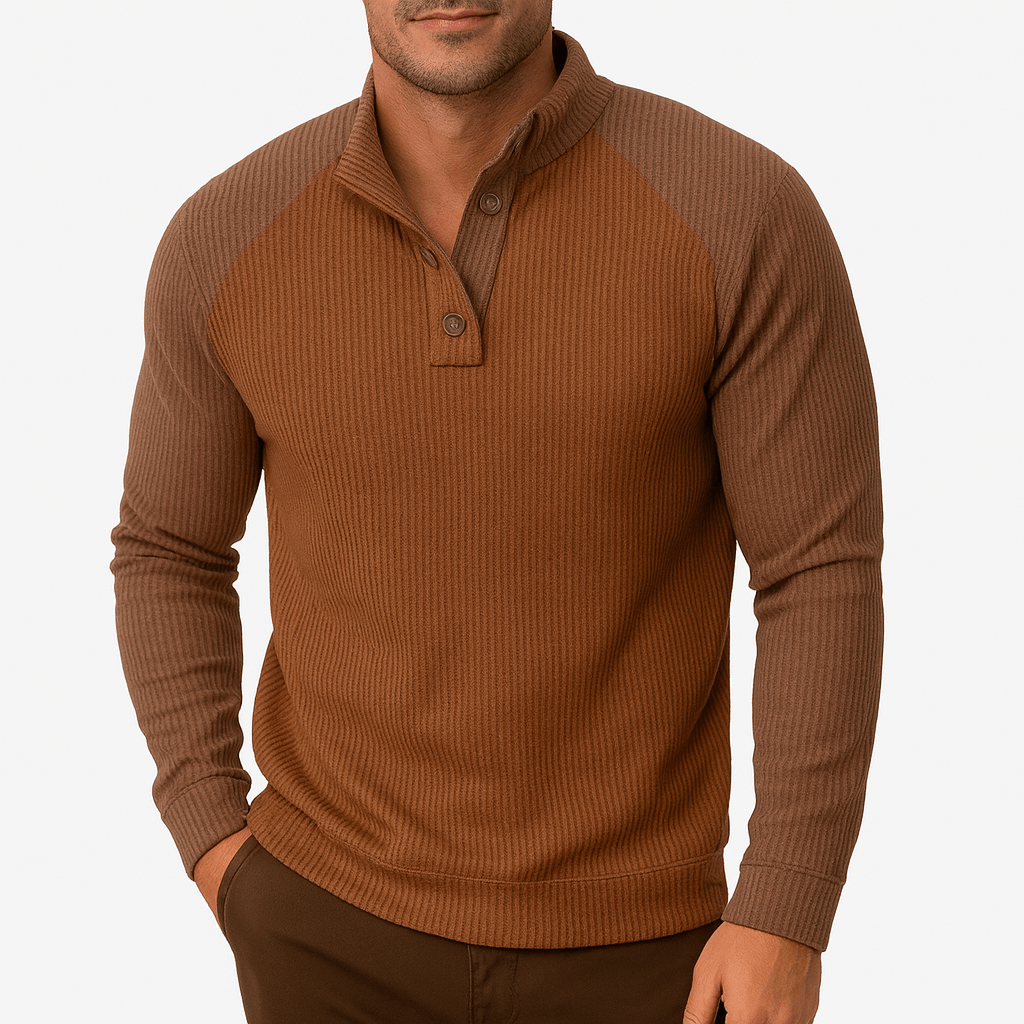 BerlinGlamour | Sweatshirt met textuurbreisel 2