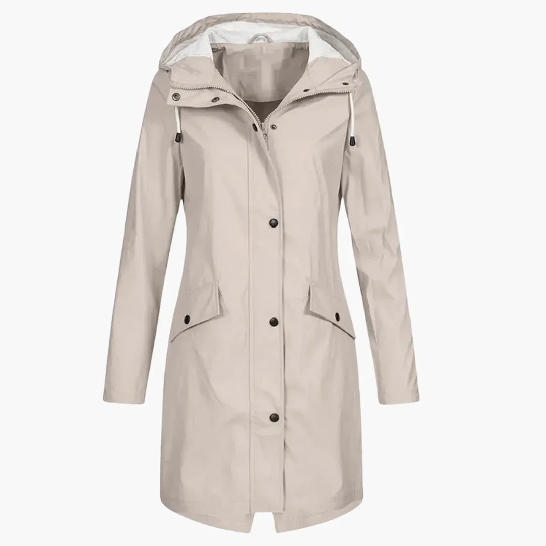 BerlinGlamour | Trenchcoat met capuchon voor dames 3