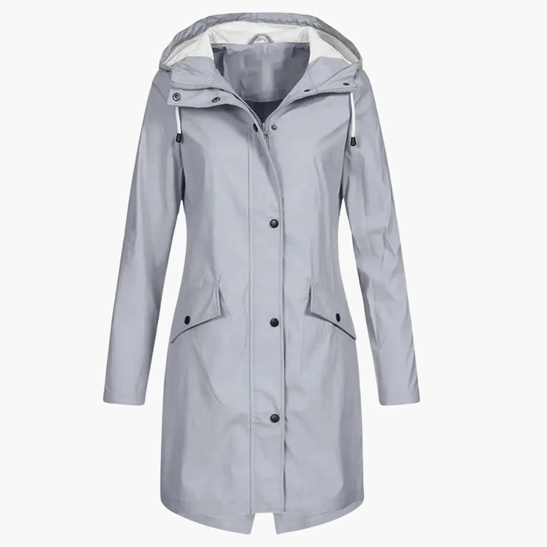 BerlinGlamour | Trenchcoat met capuchon voor dames 6
