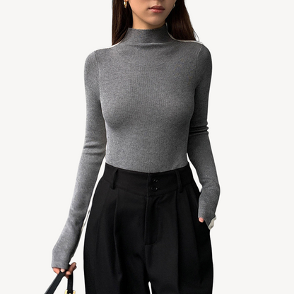 BerlinGlamour | Tweekleurige coltrui voor dames 0