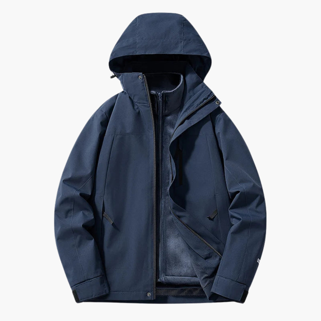 BerlinGlamour | Unisex ski-jack met verstelbare capuchon en praktische zakken 1