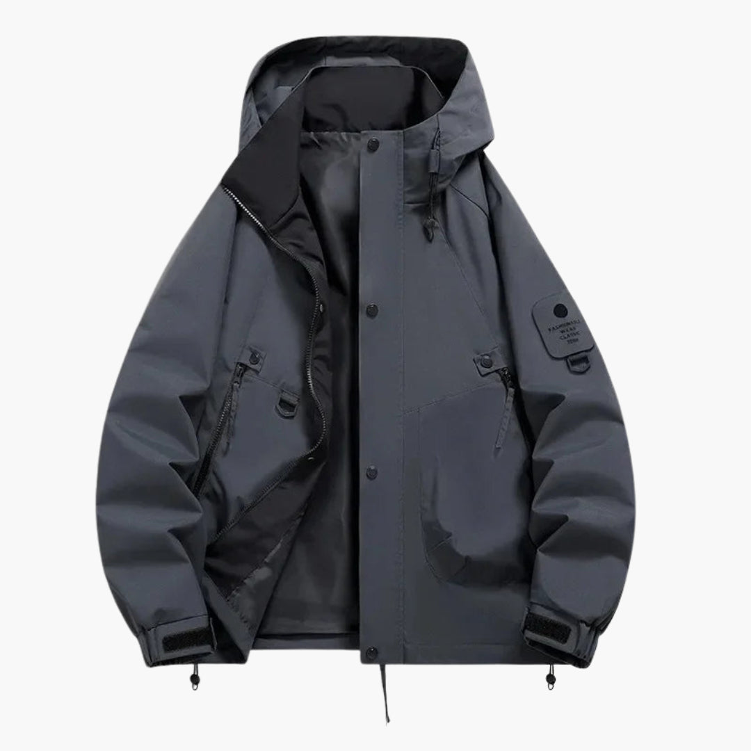 BerlinGlamour | Unisex skijack met capuchon, verstelbare snit en lange mouwen 1