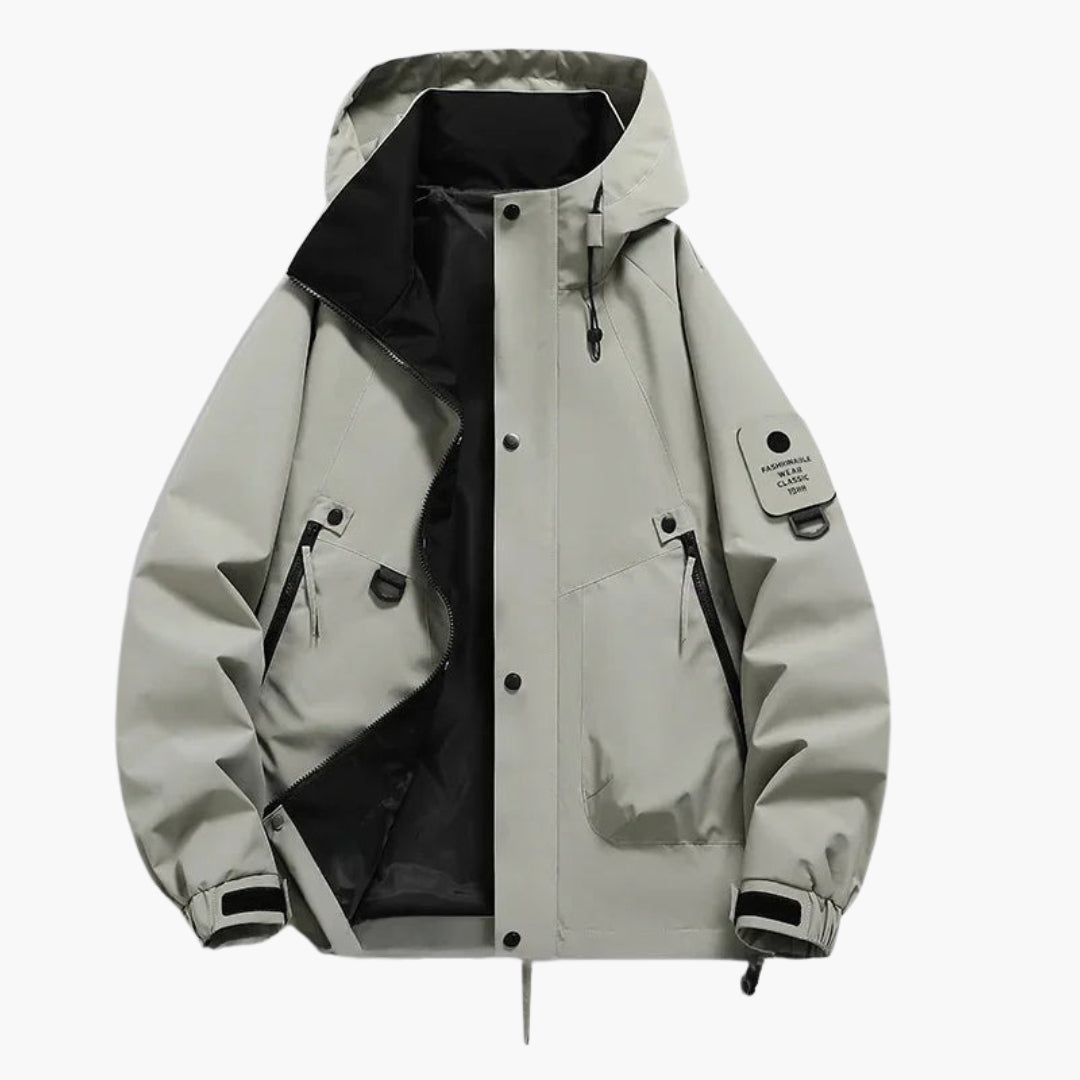 BerlinGlamour | Unisex skijack met capuchon, verstelbare snit en lange mouwen 3