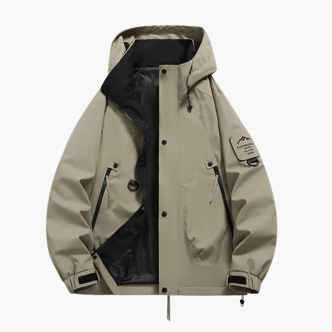 BerlinGlamour | Unisex skijack met capuchon, verstelbare snit en lange mouwen 4