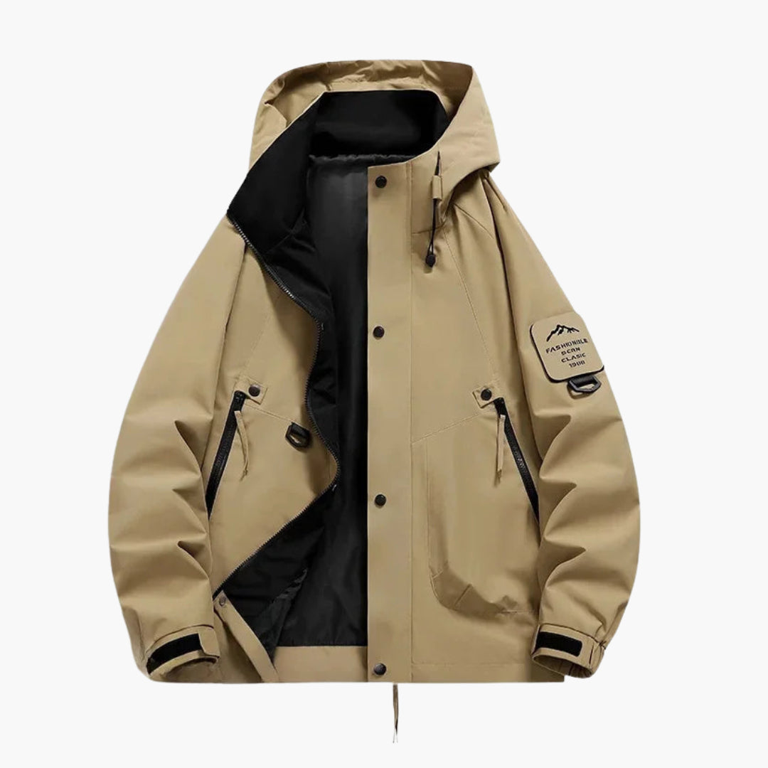 BerlinGlamour | Unisex skijack met capuchon, verstelbare snit en lange mouwen 6