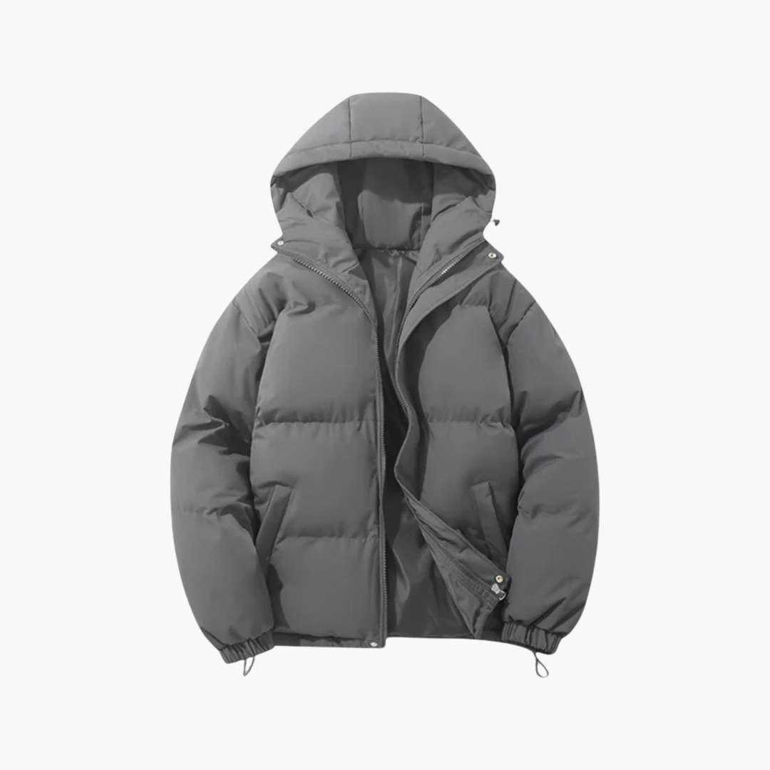 BerlinGlamour | Unisex winterjas met capuchon en rits 2