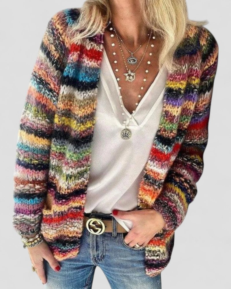 BerlinGlamour | Veelkleurige cardigan voor dames 0