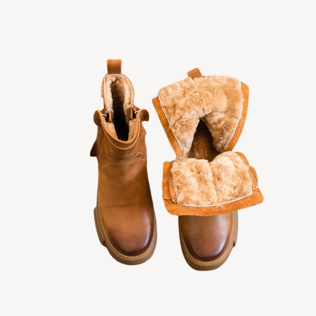 BerlinGlamour | Warme winterlaarzen met fleecevoering voor dames 5