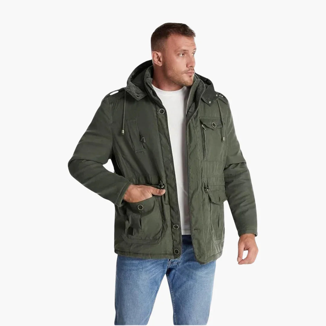 BerlinGlamour | Waterafstotende winterjas voor heren 1