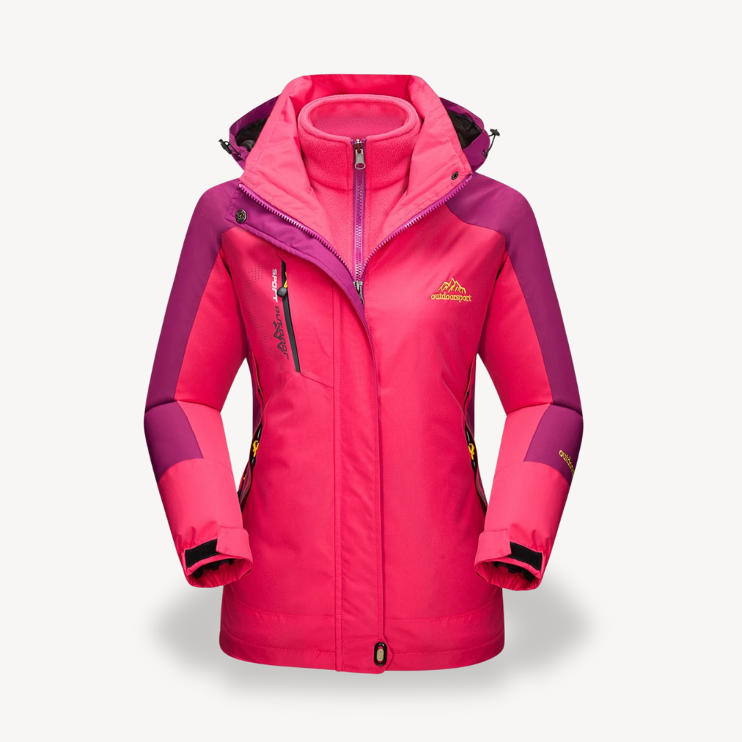 BerlinGlamour | Waterdichte 3-in-1 ski-jas voor dames 1