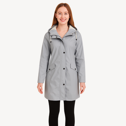 BerlinGlamour | Waterdichte capuchonjas voor dames 1