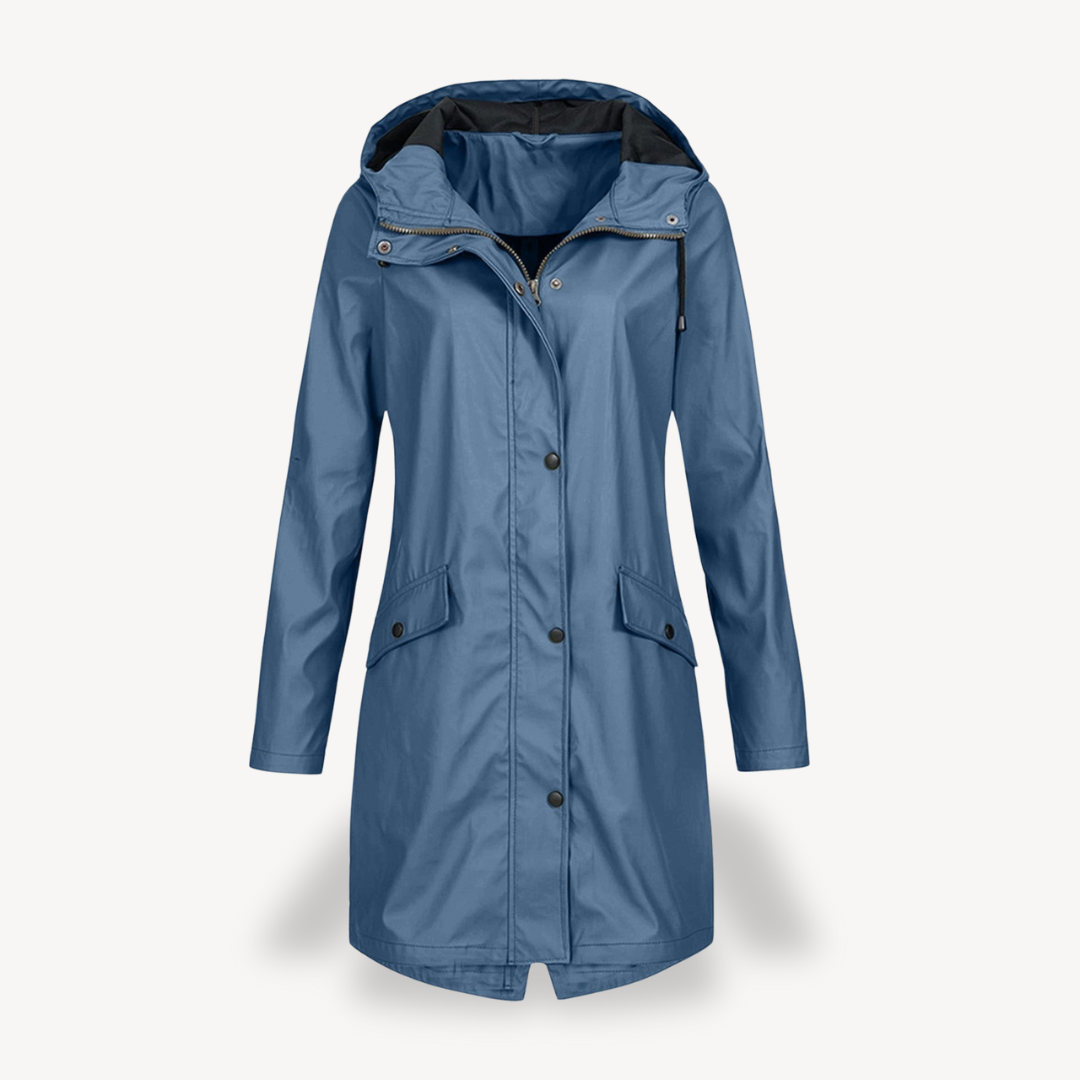 BerlinGlamour | Waterdichte capuchonjas voor dames 3