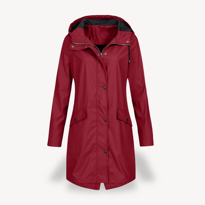 BerlinGlamour | Waterdichte capuchonjas voor dames 4