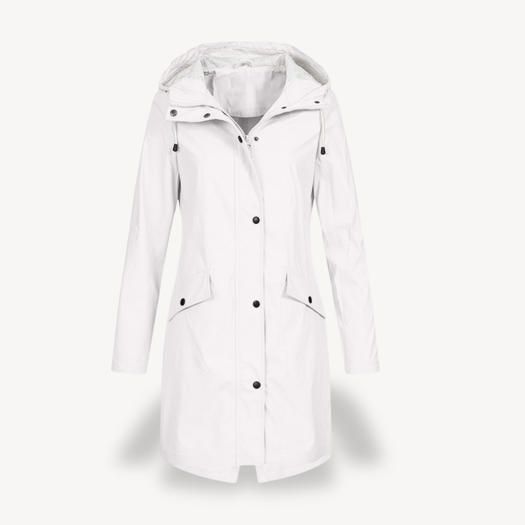 BerlinGlamour | Waterdichte capuchonjas voor dames 5