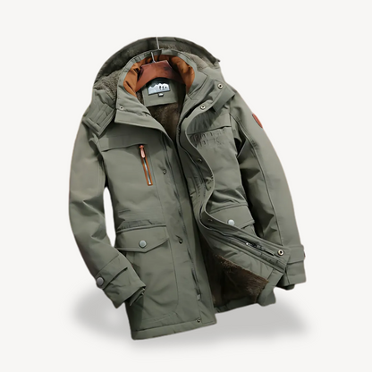 BerlinGlamour | Winterparka jas met fleecevoering 2
