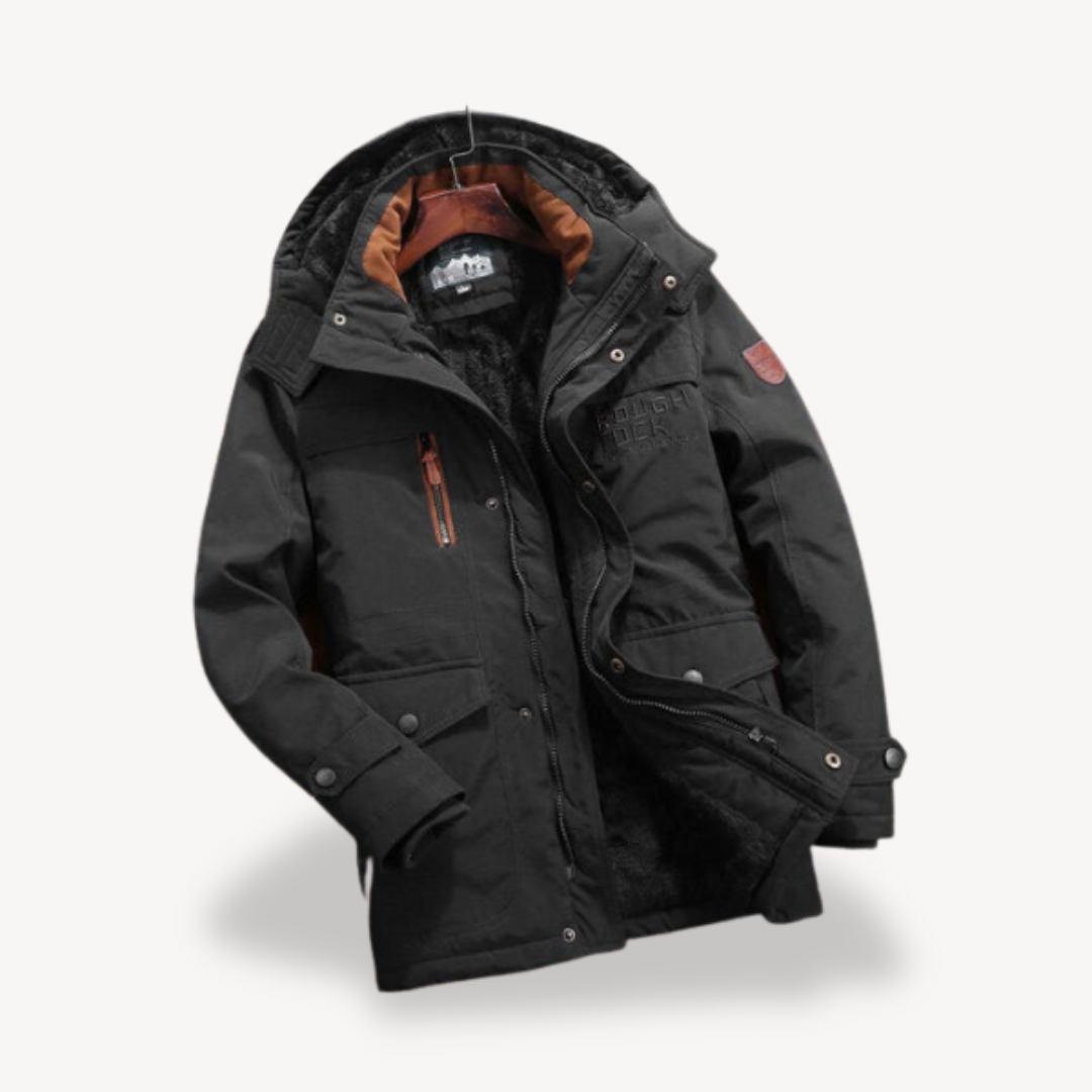 BerlinGlamour | Winterparka jas met fleecevoering 4