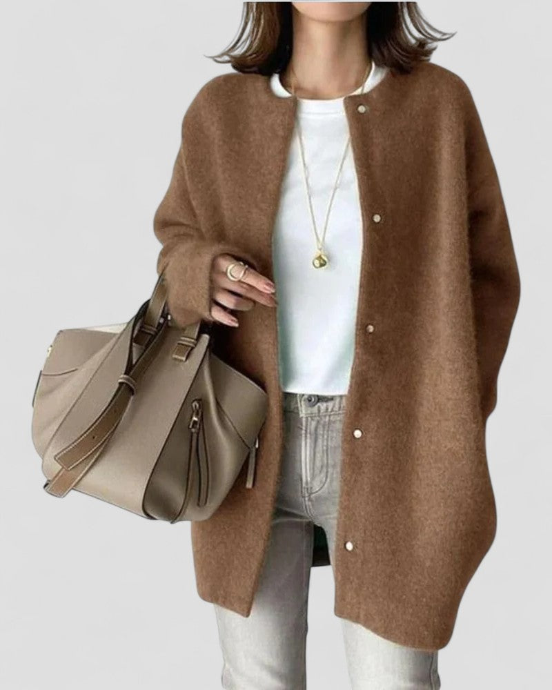 BerlinGlamour | Zacht, lang gebreid vest voor dames 1