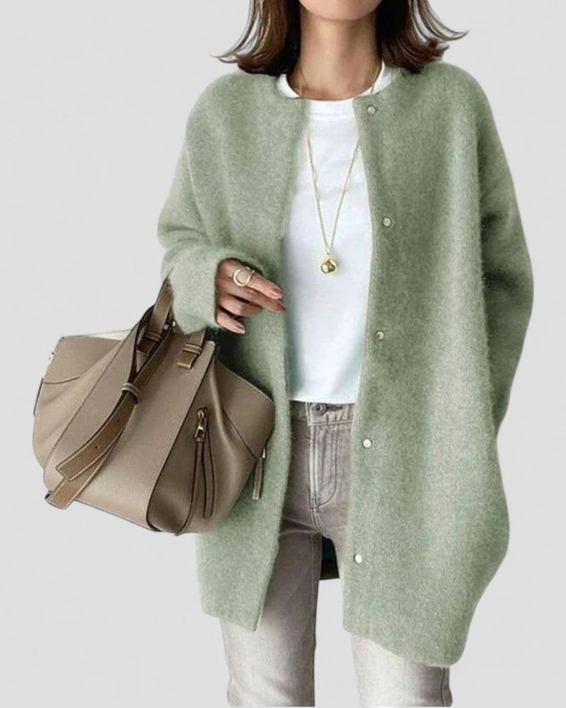 BerlinGlamour | Zacht, lang gebreid vest voor dames 4