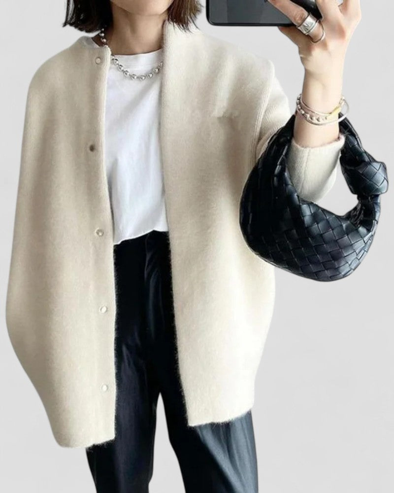 BerlinGlamour | Zacht, lang gebreid vest voor dames 5