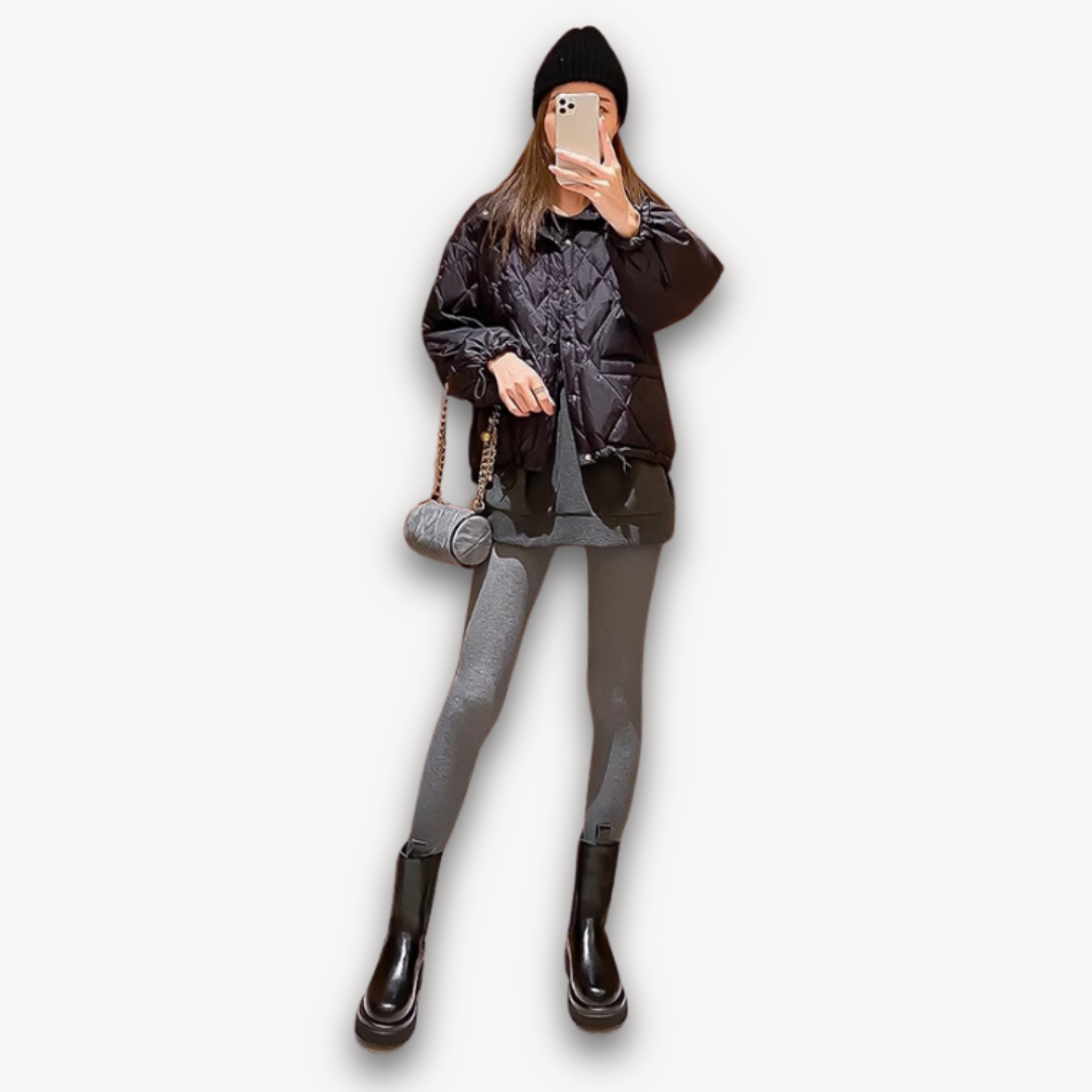 BerlinGlamour | Zwarte leren Chelsea-laarzen voor dames – dikke zool, instappers, duurzaam, stijlvol casual schoeisel 1