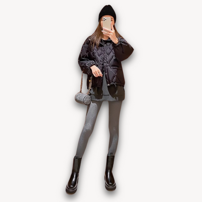 BerlinGlamour | Zwarte leren Chelsea-laarzen voor dames – dikke zool, instappers, duurzaam, stijlvol casual schoeisel 1