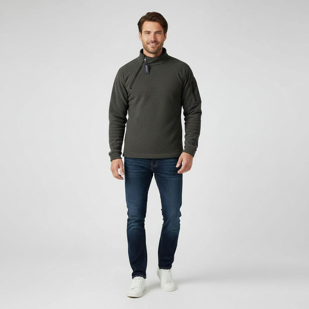 Heren Fleece Trui Warm en Ademend voor Outdoor - Mode Vibes